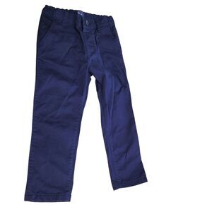 The Children’s Place Boys Uniform Stretch Straight Chino Pants 4T Navy Used